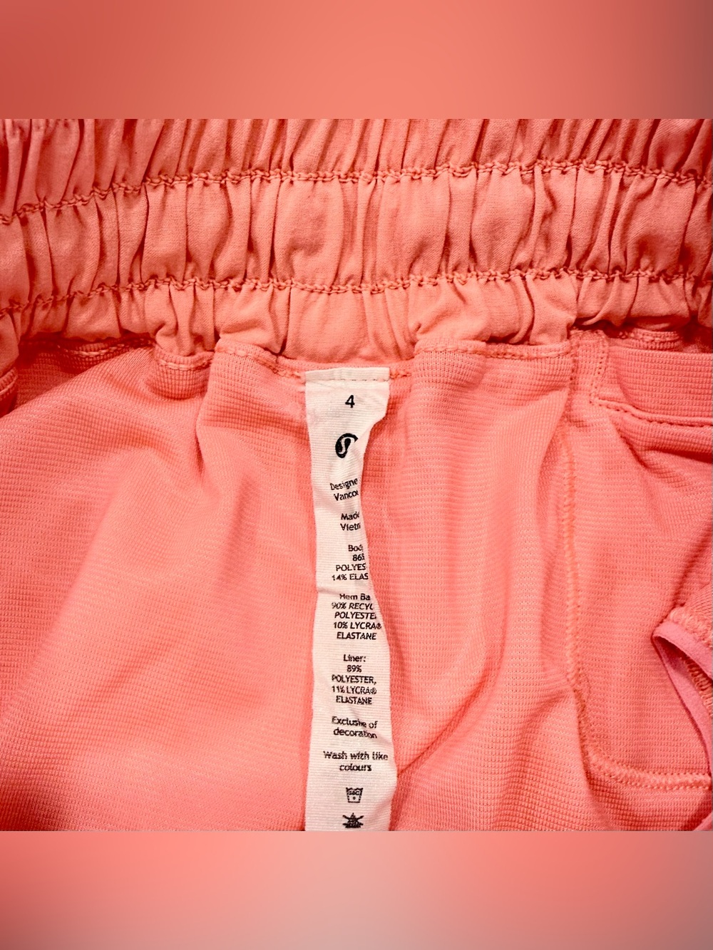 Lululemon Bundle Women’s Hotty Hot Shorts Pink, Teal, Coral, Black Size 4 - Picture 12 of 16
